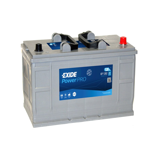 Exide Power Pro EF1202 120 A/h 870 A R+ 349x175x223 мм - 1
