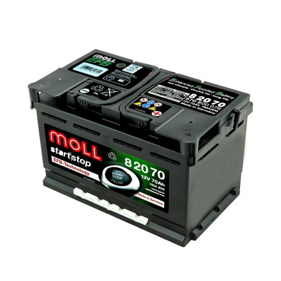 MOLL EFB 70 A/h 760 A R+ 278х175х190 мм - 1