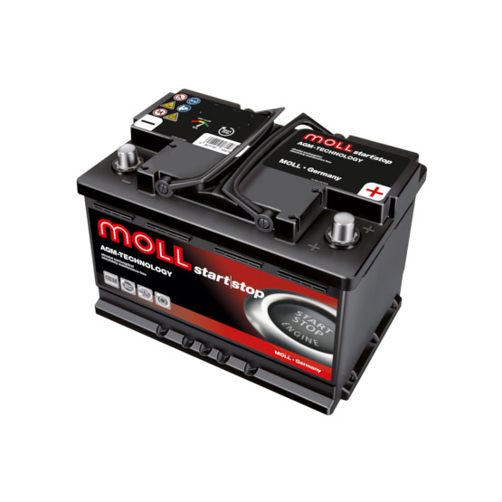 MOLL M3+ AGM 60 A/h 640 А R+ 242x175x190 мм - 1