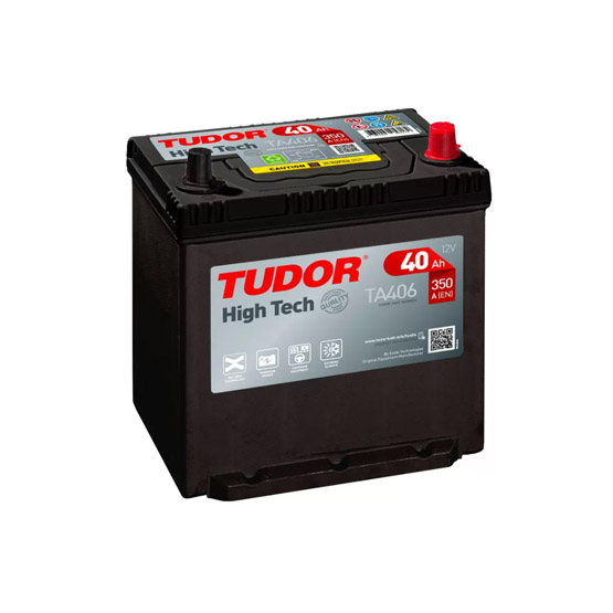 Tudor High Tech TA406 40 A/h 350 A R+ 187x127x220 мм - 1