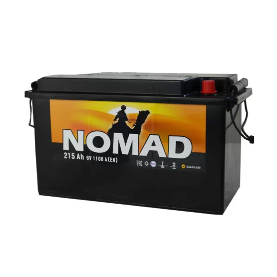 Nomad 215 A/h 1100 A 6V 3СТ-215 340x175x240 мм - 1