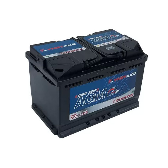 YIGITAKU AGM 70 A/h 760 А R+ 278x175x190 мм - 1