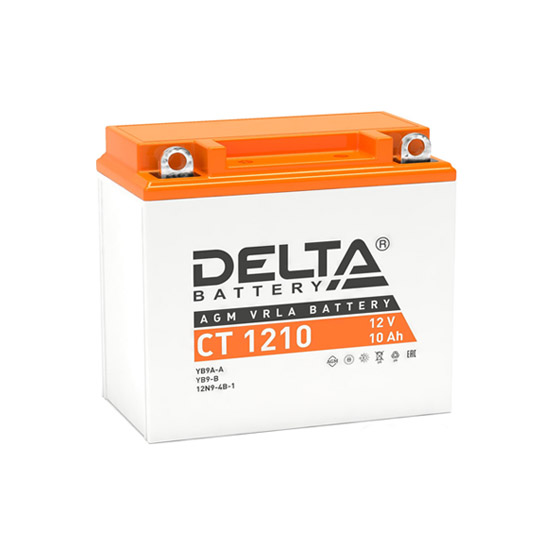 Delta AGM СТ 1210 10 A/h 100 A L+ 137x77x108 мм - 1