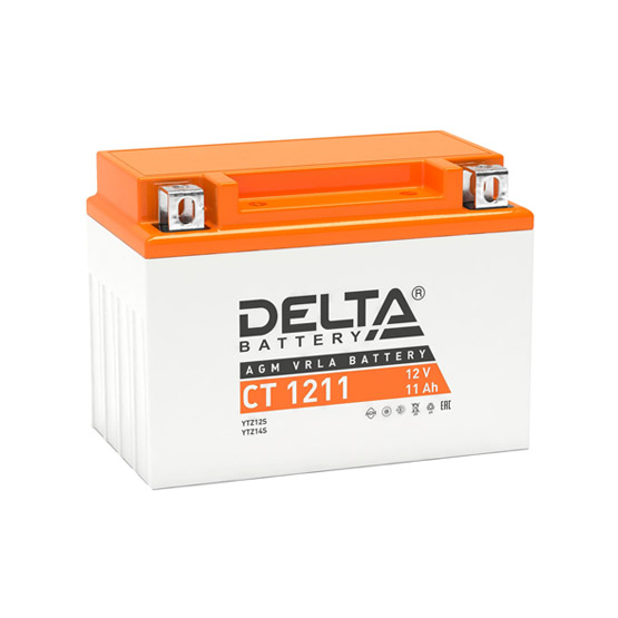 Delta AGM СТ 1211 11 A/h 210 A L+ 151x86x112 мм - 1