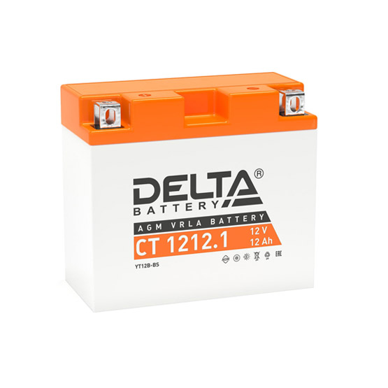 Delta AGM СТ 1212.1 12 A/h 150 A L+ 151x70x131 мм - 1