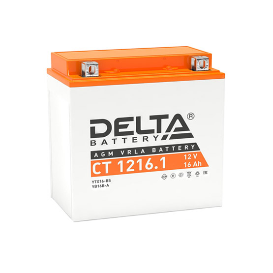 Delta AGM СТ 1216.1 16 A/h 230 A L+ 151x88x164 мм - 1
