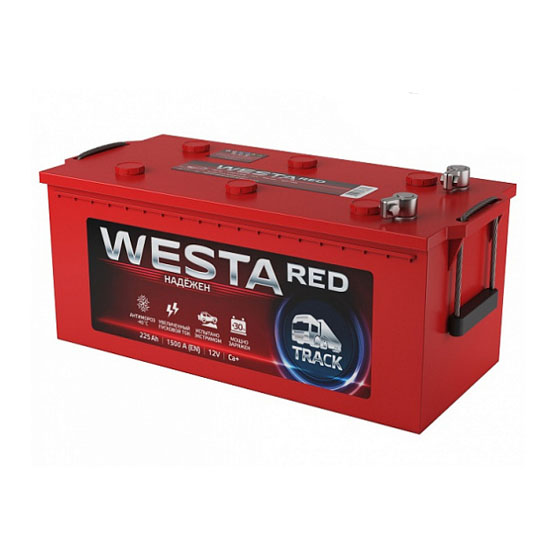 Westa Red 225 A/h 1500 A L+ 518x273x237 мм - 1