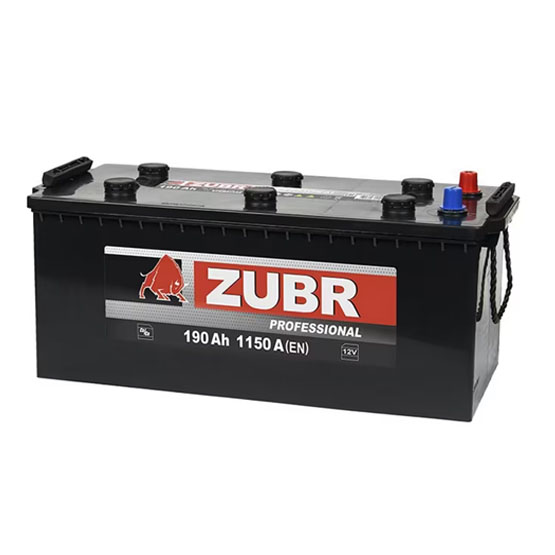 ZUBR Professional 190 A/h 1150 А R+ 513x223x220 мм - 1