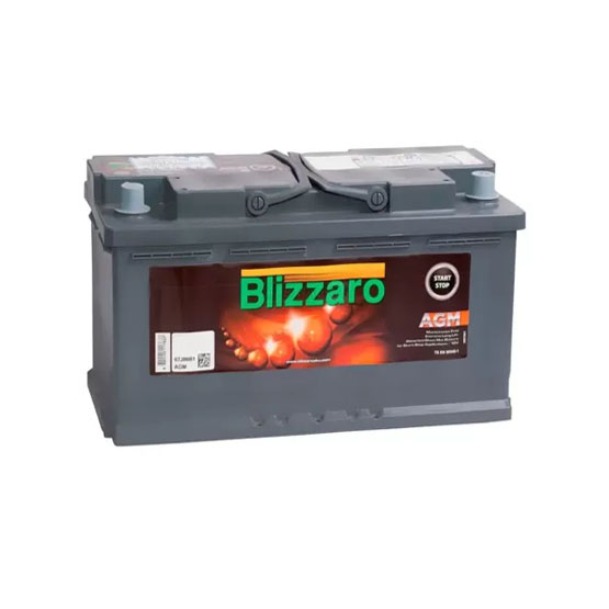 Blizzaro AGM Start&Stop 80 A/h 800 A R+ 315x175x190 мм - 1