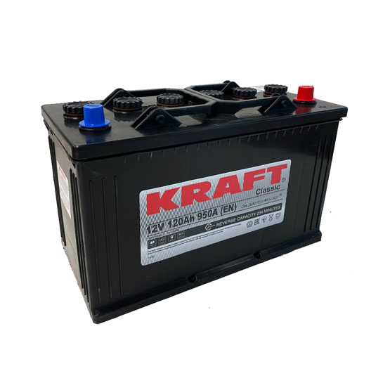 Kraft Truck 120 R 120 A/h 950 A R+ 350x175x230 мм - 1