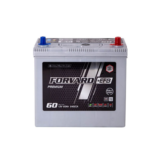 Forvard EFB Asia 60 A/h 540 A R+ 237x127x220 мм - 1