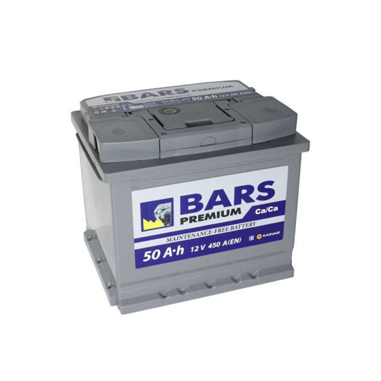 Bars Premium 50 A/h 450 A R+ 207x175x190 мм - 1
