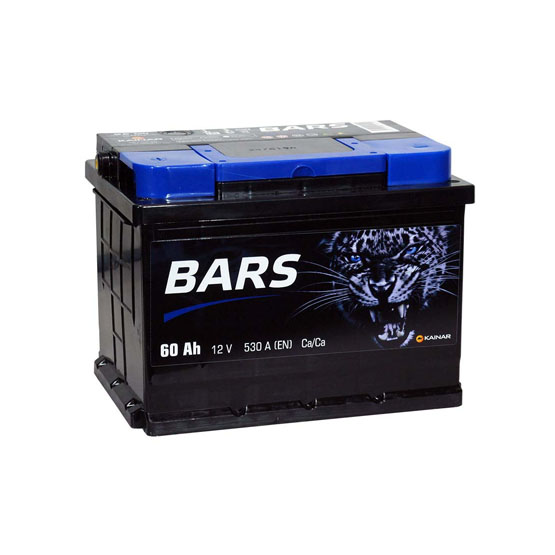 Bars Silver 60 A/h 530 A R+ 242x175x190 мм - 1