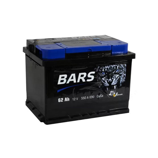 Bars Silver 62 A/h 550 A R+ 242x175x190 мм - 1