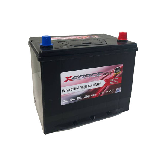XForce Asia EFB 75 A/h 750 A R+ 260x175x200 мм - 1