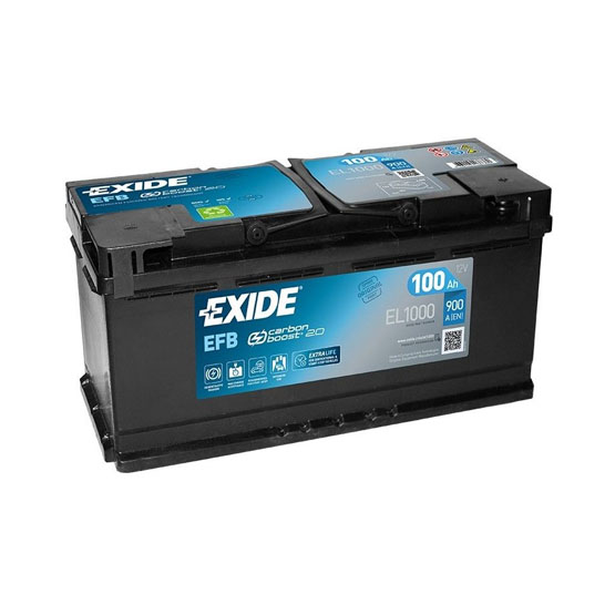 EXIDE Start-Stop EFB EL1000 100 A/h 900 A R+ 353x175x190 мм - 1