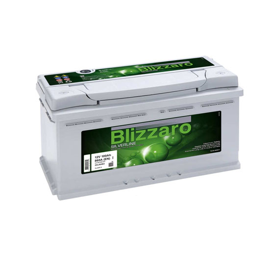 Blizzaro Silverline 100 A/h 860 А R+ 353x175x190 мм - 1