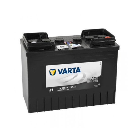 Varta Promotive Black J1 125 A/h 750 A R+ (625 012 072) 347x173x290 мм - 1