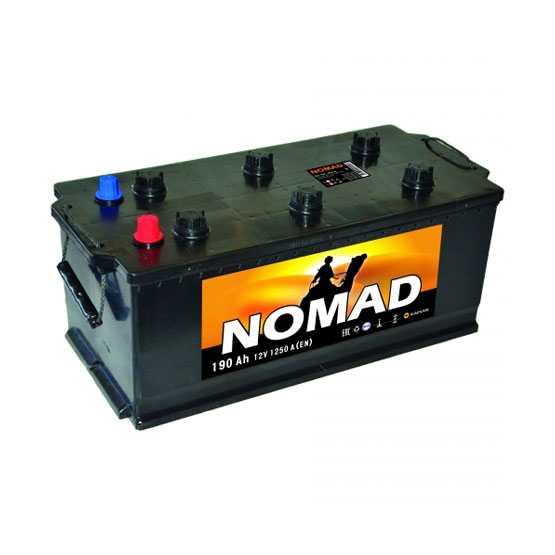 Kainar Nomad 6СТ-190 Евро 190 A/h 1250 A L+ 513x223x223 мм - 1