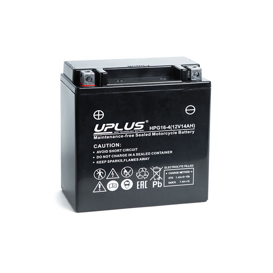 Uplus Nano Gel HPG16-4 14 A/h 240 A L+ 150x87x161 мм - 1