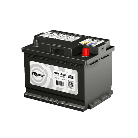 RDrive OEM AGM-L2EU 60 A/h 660 А R+ 242x175x190 мм - 1