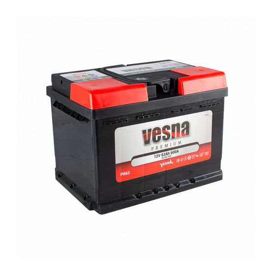 Vesna Premium 62 A/h 600 А R+ 242x175x175 мм - 1