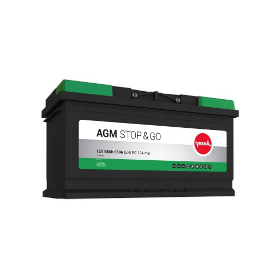 Vesna AGM STOP&GO 213090 AGM 95 A/h 850 А R+ 353x175x190 мм - 1