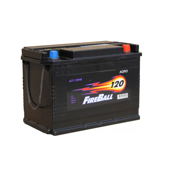 FIRE BALL 6СТ-120 NR Euro 120 A/h 1000 A R+ 327x175x220 мм - 1