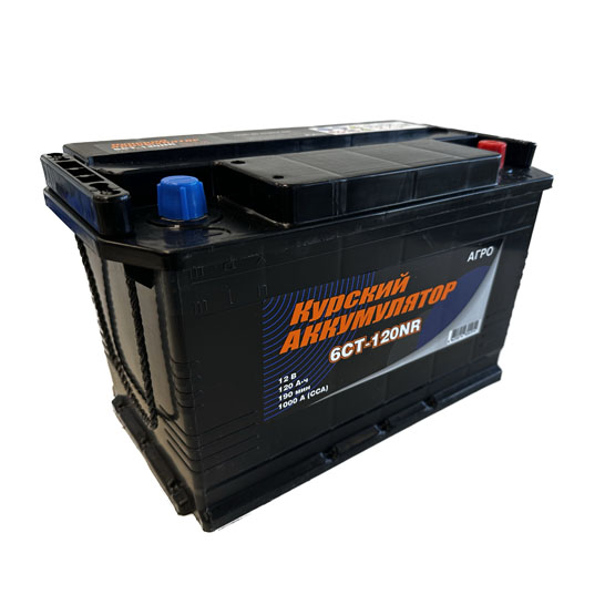 Курский аккумулятор 6CT-120e 120 A/h 1000 А R+ 350x175x230 мм - 1