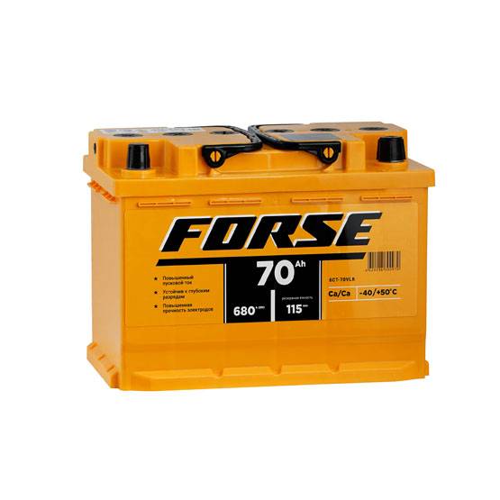 Forse 70 R 70 A/h 680 A R+ 278x175x190 мм - 1