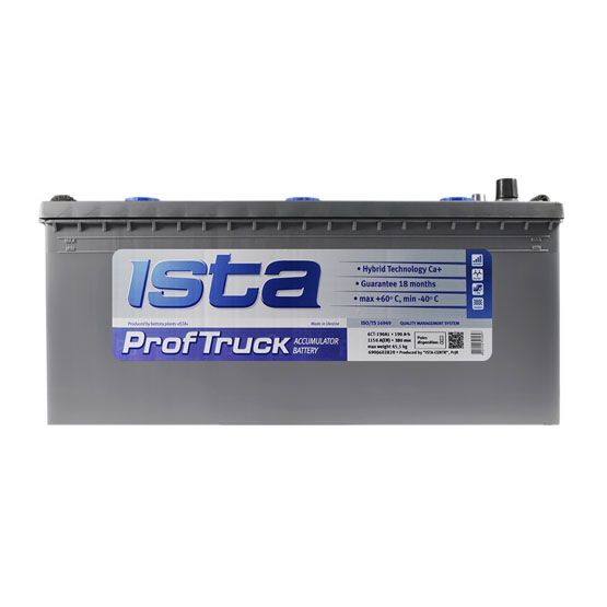 Ista ProfTruck 190 A/h 1150 A L+ 513x223x223 мм - 3