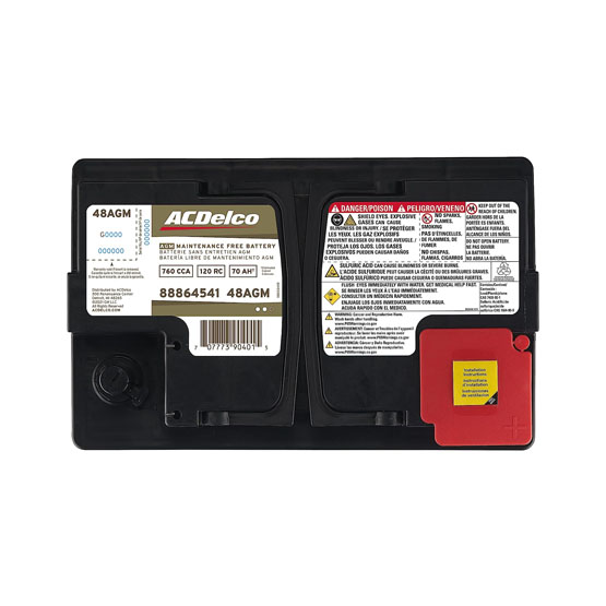 ACDelco AGM 70 A/h 760 А R+ 278x175x190 мм - 2