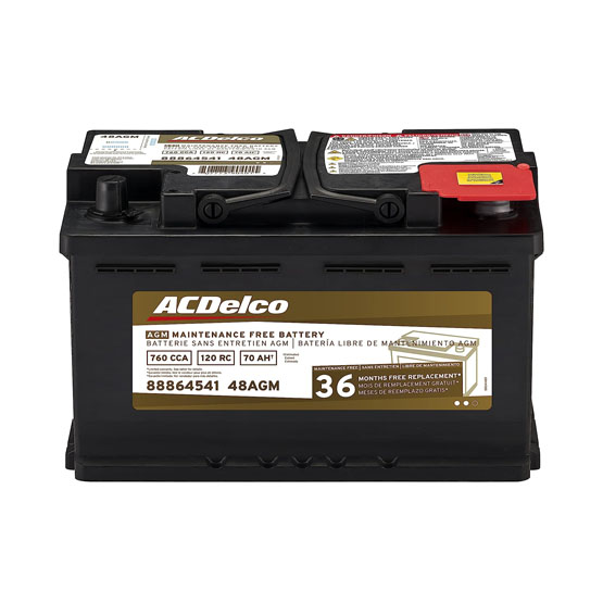 ACDelco AGM 70 A/h 760 А R+ 278x175x190 мм - 3