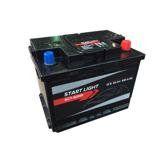 Start.Light 6СТ-60e 60 A/h 430 A R+ 242x175x190 мм - 1