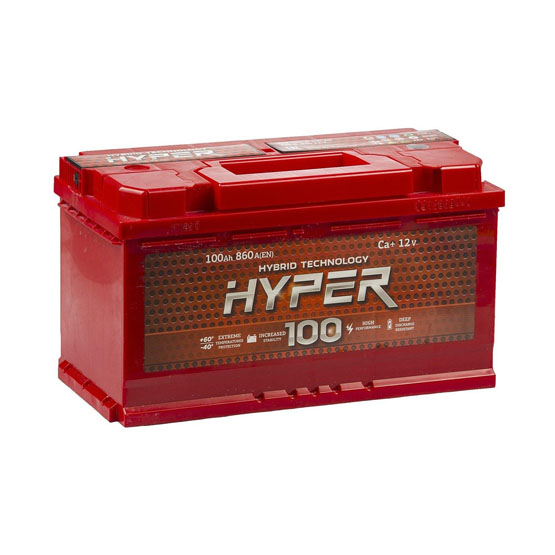 Hyper 100 A/h 860 A R+ 353x175x190 мм - 1