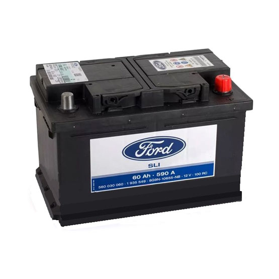 Ford 1712276 60 A/h 590 A R+ 242x175x175 мм - 1