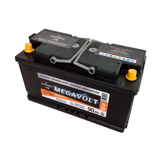 Megavolt 90 A/h 760 A R+ 353x175x190 мм - 1
