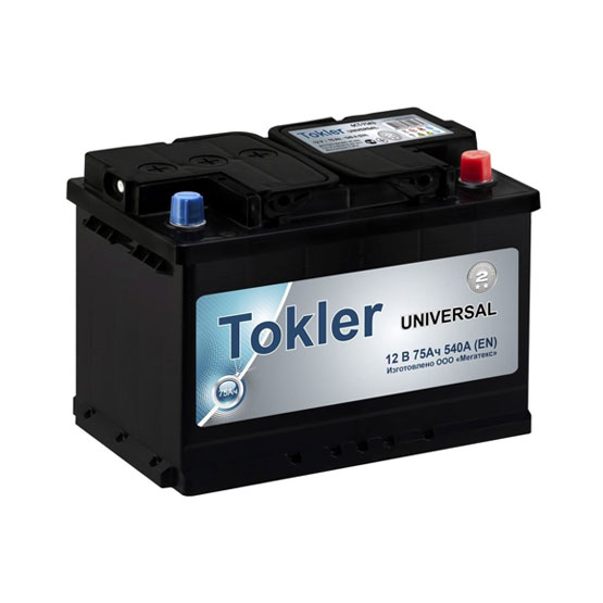 Tokler Universal 75 A/h 540 А R+ 278x175x190 - 1