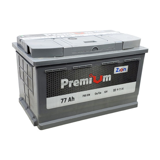 Zion Premium 77 A/h 750 A R+ 278x175x190 мм - 1