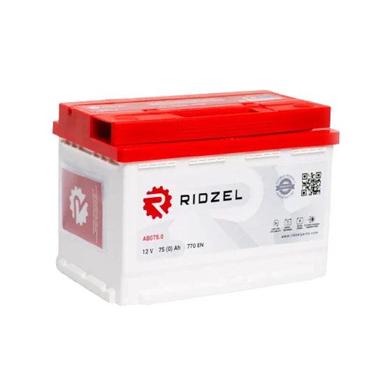Ridzel AB075.0 75 A/h 770 A R+ 278x175x190 мм - 1