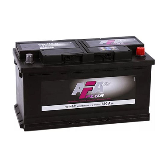Afa Plus 100 A/h 830 A R+ 353x175x190 мм - 1