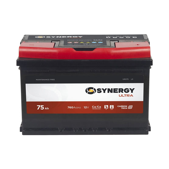 Synergy Ultra 75 A/h 760 A R+ 278x175x190 мм - 1