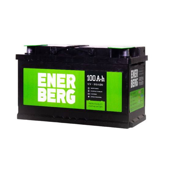 Enerberg 100 A/h 910 A R+ 353x175x190 мм - 1