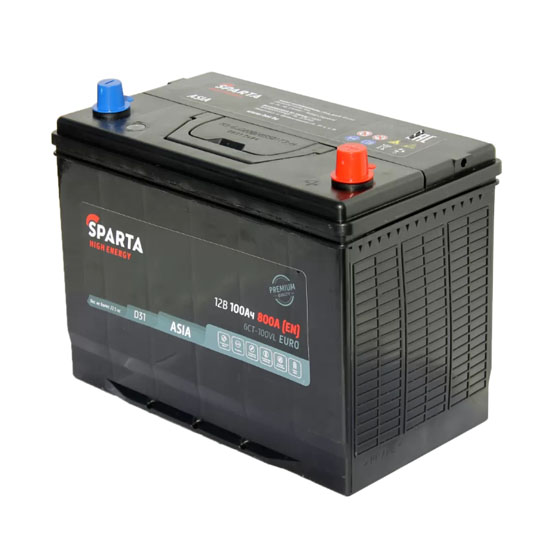 Sparta High Energy Asia 100 A/h 800 A R+ 310x175x200(220) mm - 2