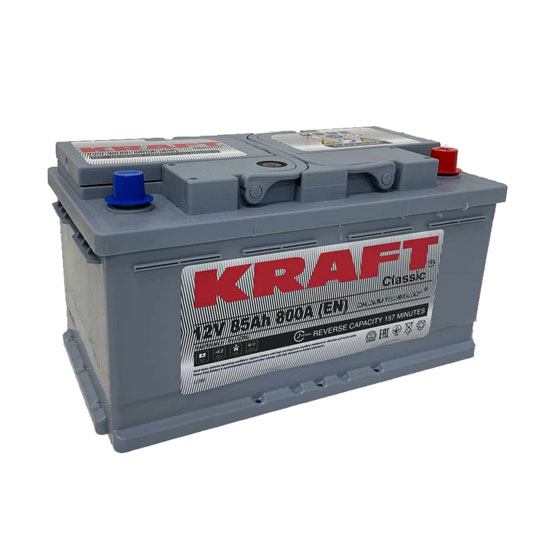 Kraft Classic 85 R 85 A/h 800 A R+ 315x175x175 мм - 1