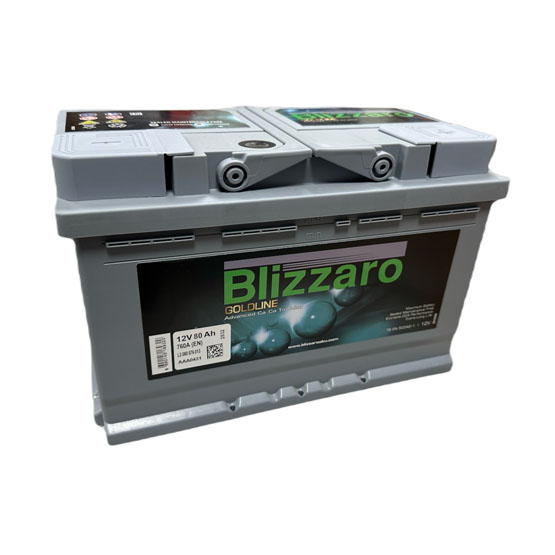 Blizzaro Goldline 80 A/h 760 А R+ 278x175x190 мм - 1