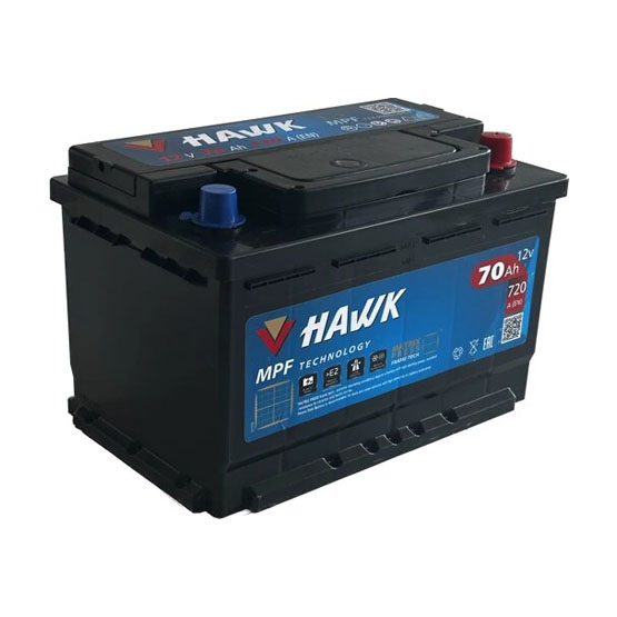 Hawk 70 A/h 720 A R+ 278x175x190 мм - 1