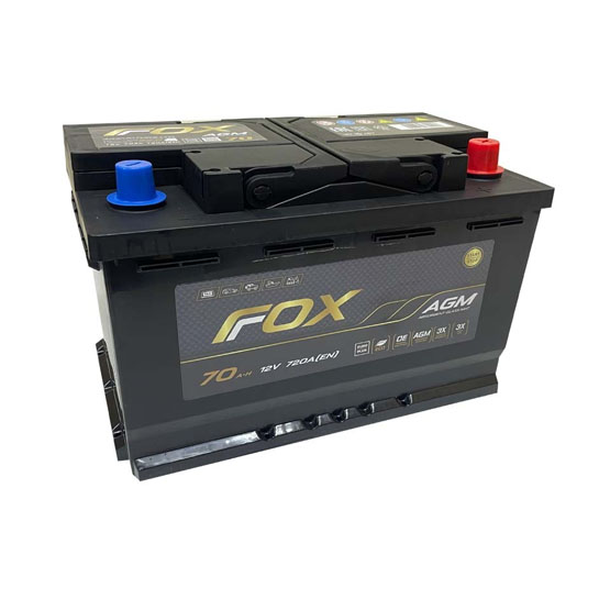 Fox AGM 70 A/h 720 A R+ 278x175x190 мм - 1