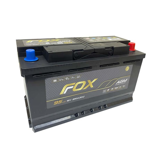 Fox AGM 95 A/h 850 A R+ 353x175x190 мм - 1