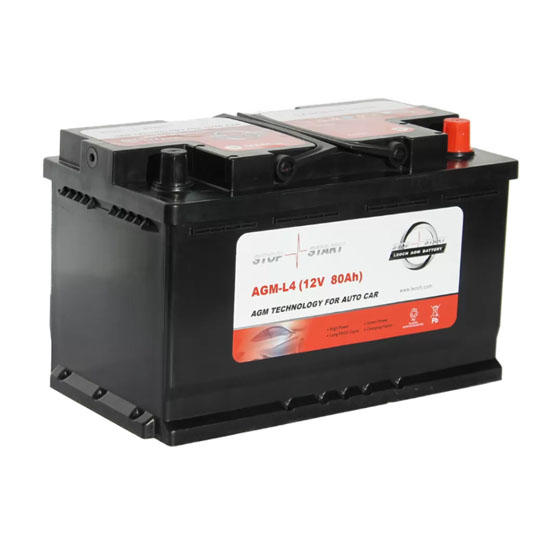 LEOCH AGM-L4 80 A/h 850 A R+ 315x175x190 мм - 1